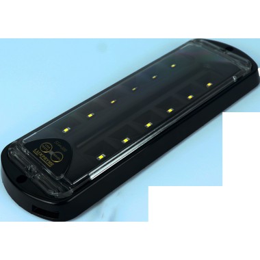 LUMINARIA SLIM 600 BASIC BLACK LSB-60053 BLK AUT.2/H - Garantia 01 Ano